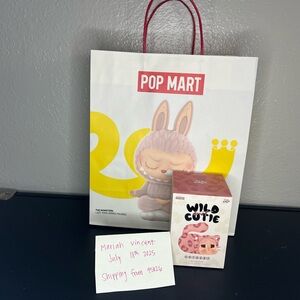 Authentic pop mart wild but cutie; vintage cutie